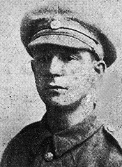 Portrait of Private Thomas Harries