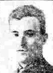 Portrait of Second Lieutenant Rhys Trevor Evans