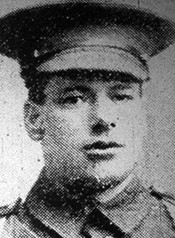 Portrait of Private Joseph Evans