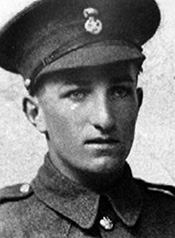 Portrait of Private T E Williams