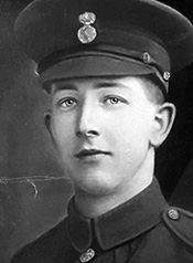 Portrait of Private A W Williams