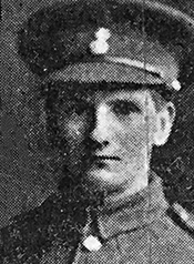 Portrait of Private G Bennion