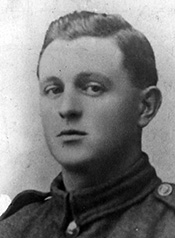 Portrait of Private Thomas Petrie