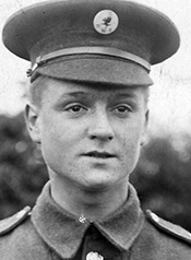 Portrait of Lance Corporal J E Kirby