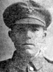 Portrait of Private J Hunt