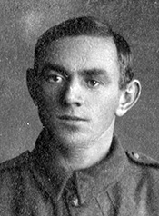 Portrait of Private J R Davies